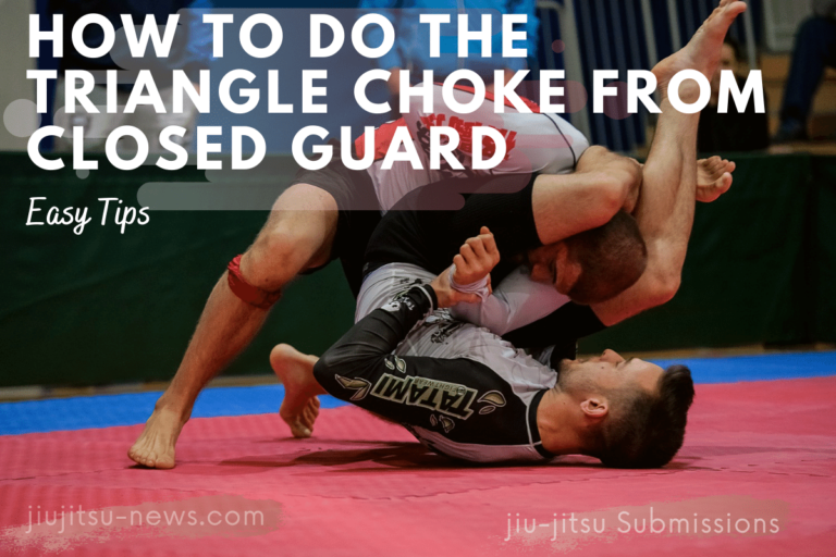 How To Do The Triangle Choke From Closed Guard? Jiujitsu News