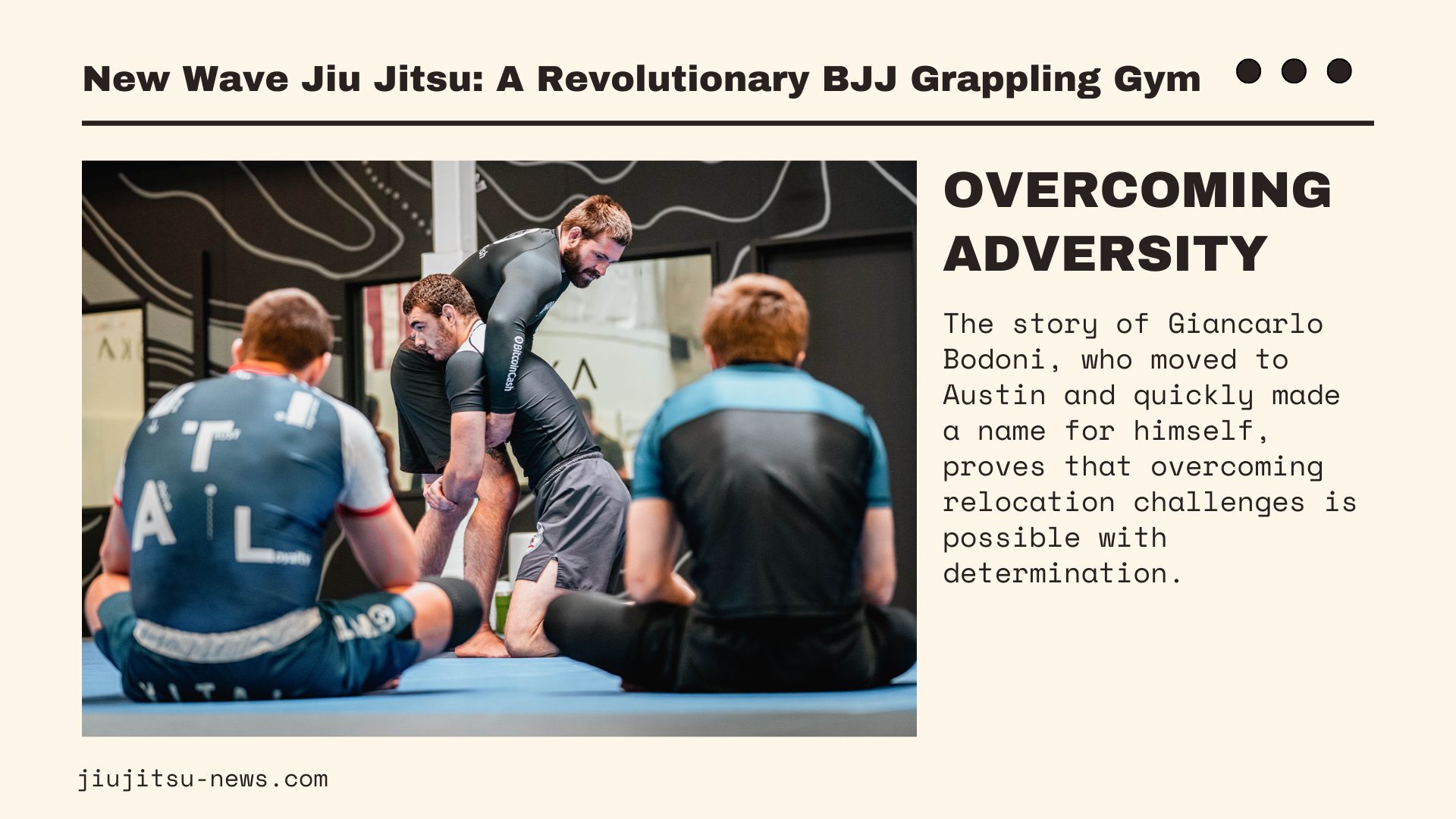 New Wave Jiu Jitsu: A Revolutionary BJJ Grappling Gym - Jiujitsu News