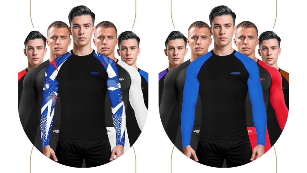 Exxact Sports Men’s Long Sleeve BJJ Rash Guard Exxact Sports Men’s Long Sleeve BJJ Rash Guard
