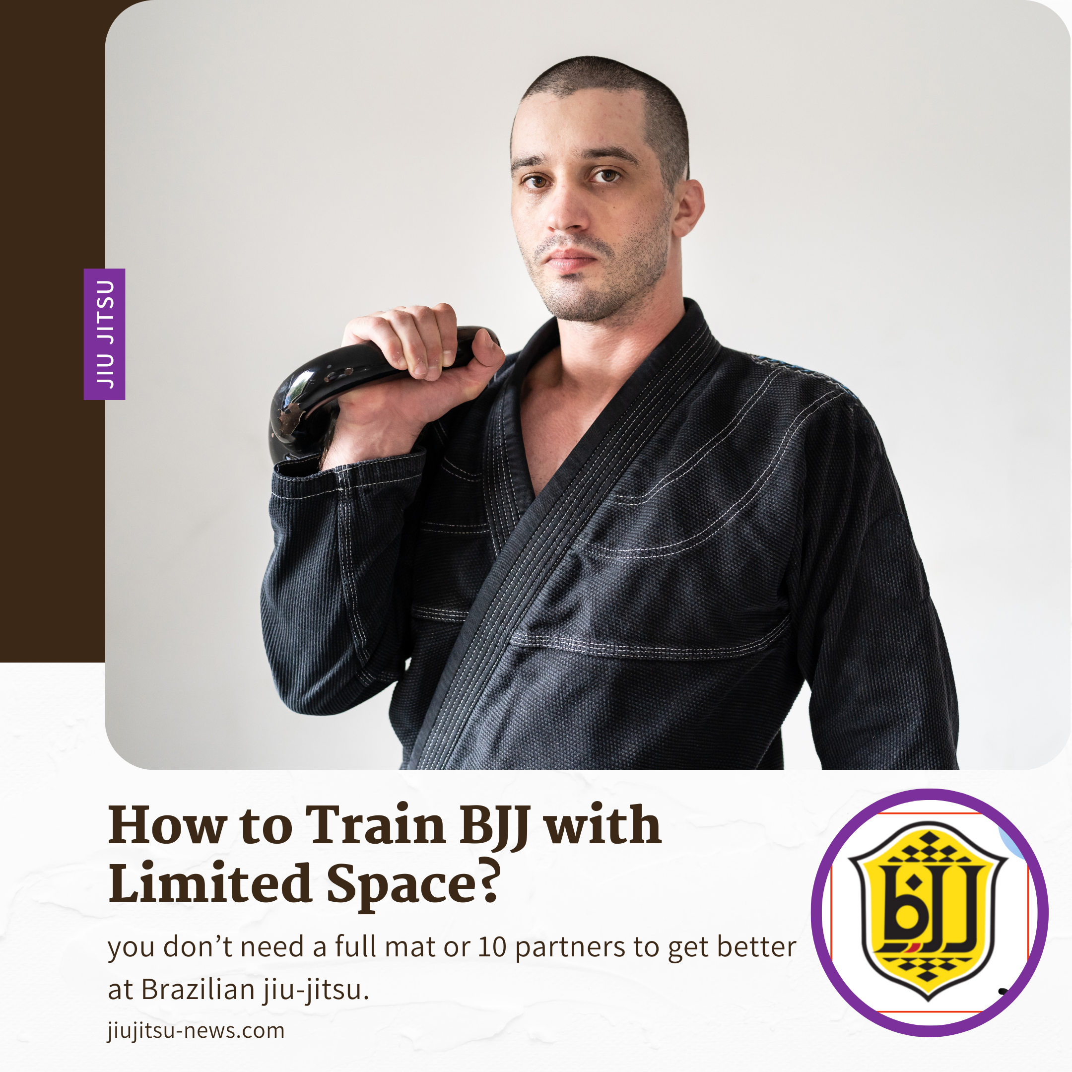train bjj with limited space