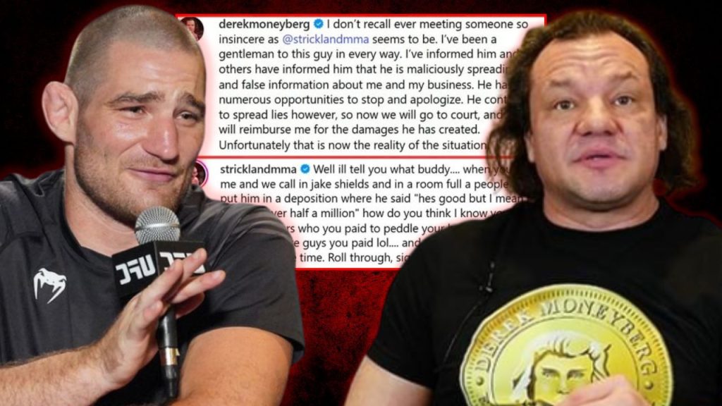Derek Moneyberg Sean Strickland Lawsuit!