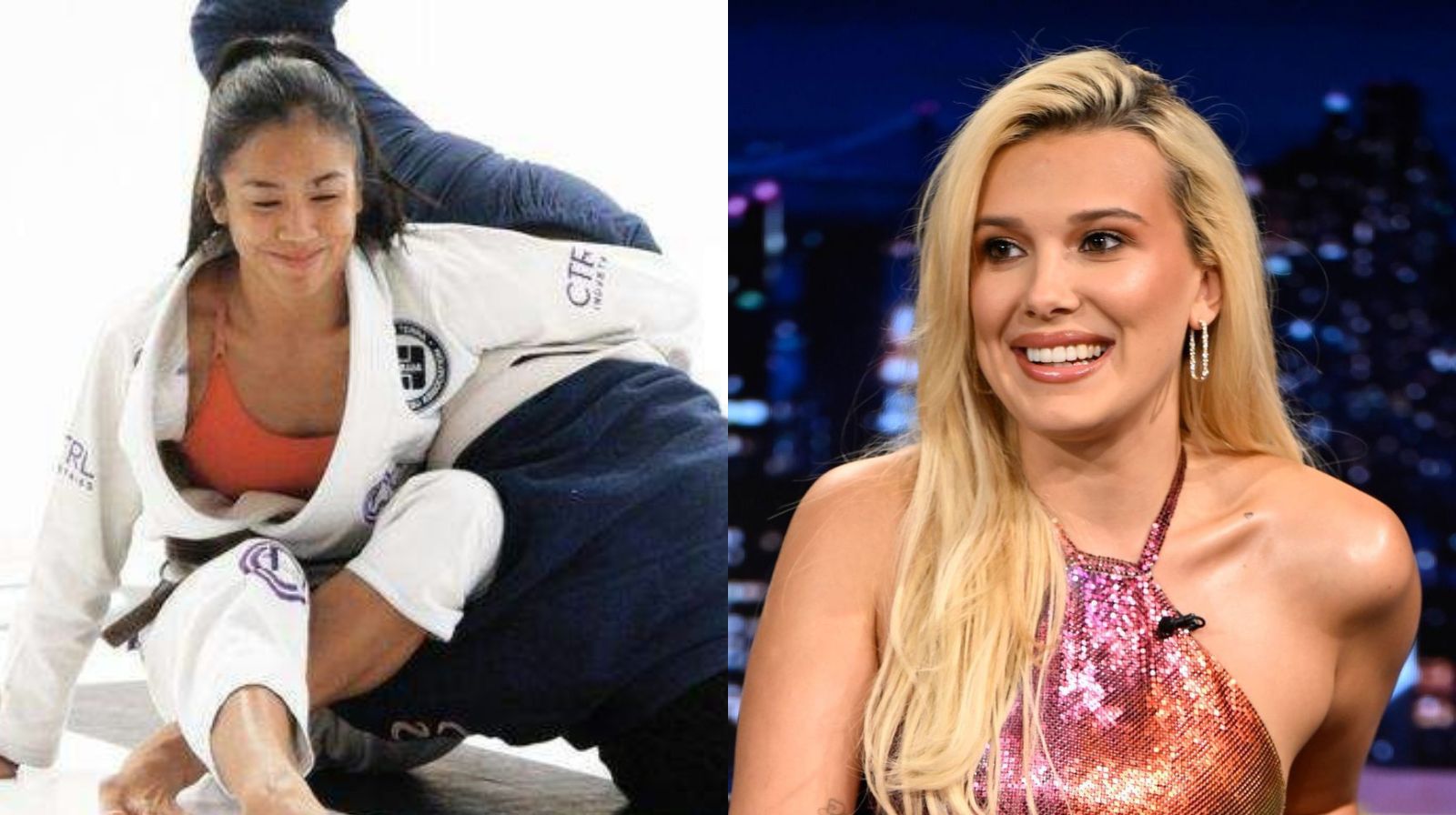 Millie Bobby Brown training BJJ